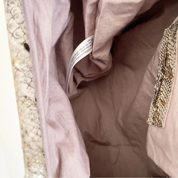 Free People Snake Print Echo Clutch Shoulder Bag - Picture 5 of 7
